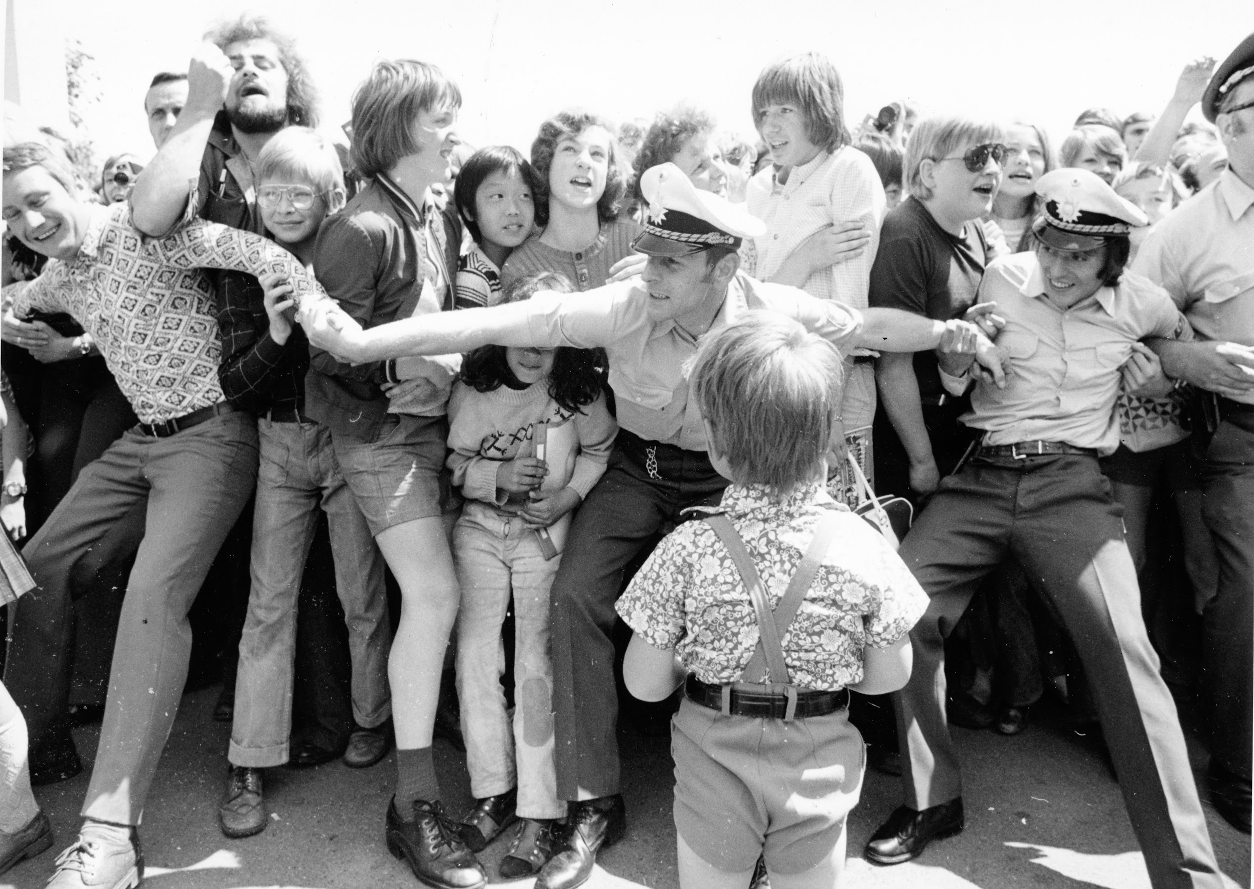 Alemania 1974 - Foto de la seguridad con niño