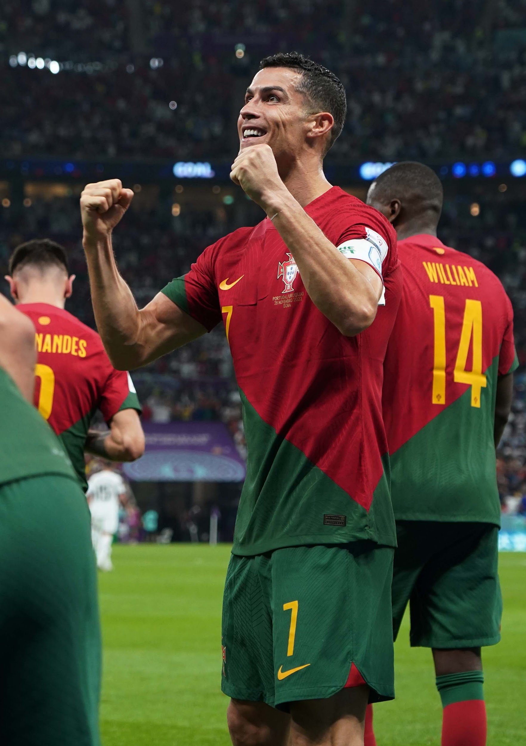 Qatar, 29 de noviembre de 2022 - Cristiano Ronaldo, Portugal VS Uruguay, Foto Erik Estrella