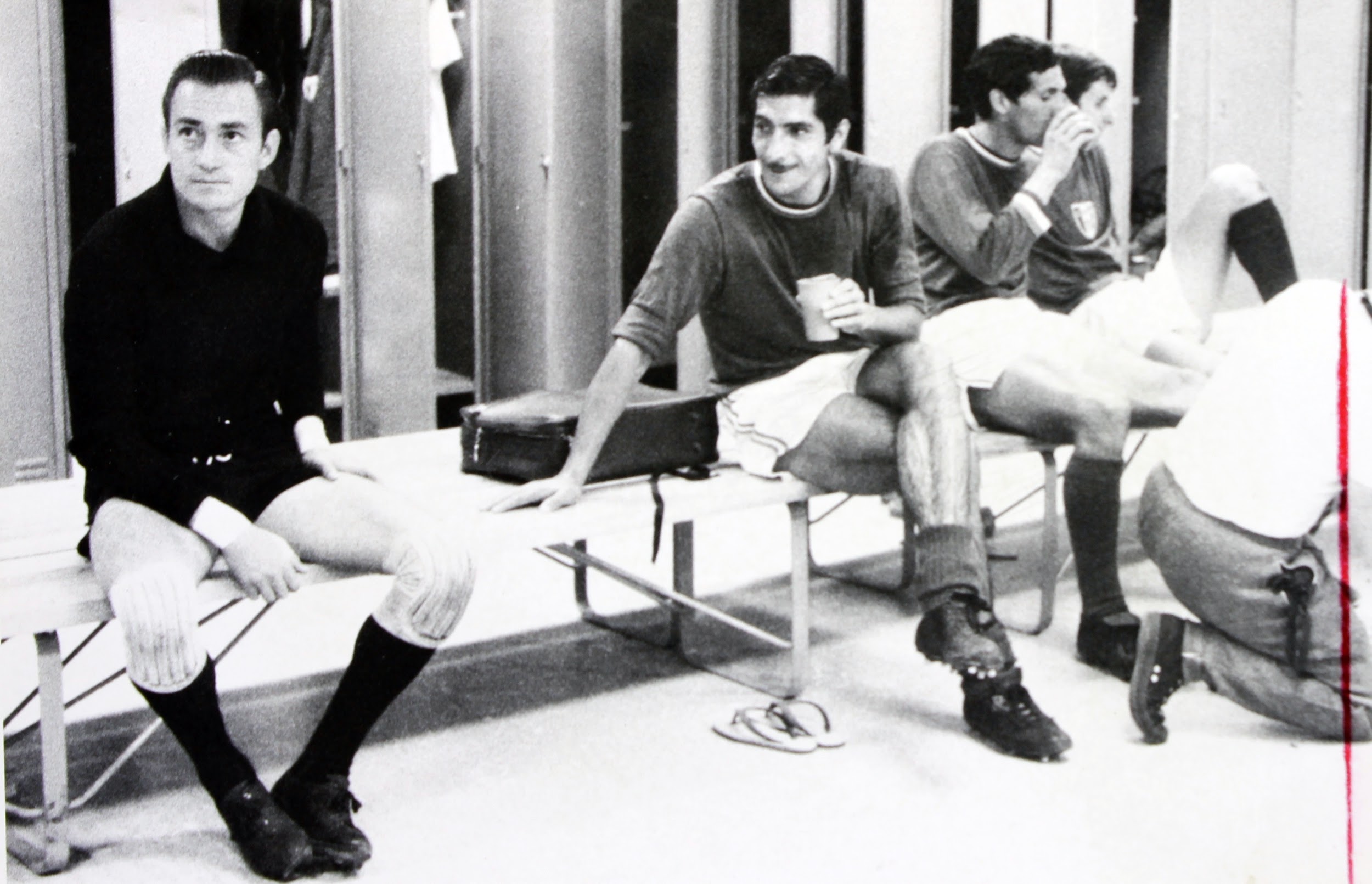 México, 23 de enero 1969 - selección en vestidores, Foto:Ornelas y Celis