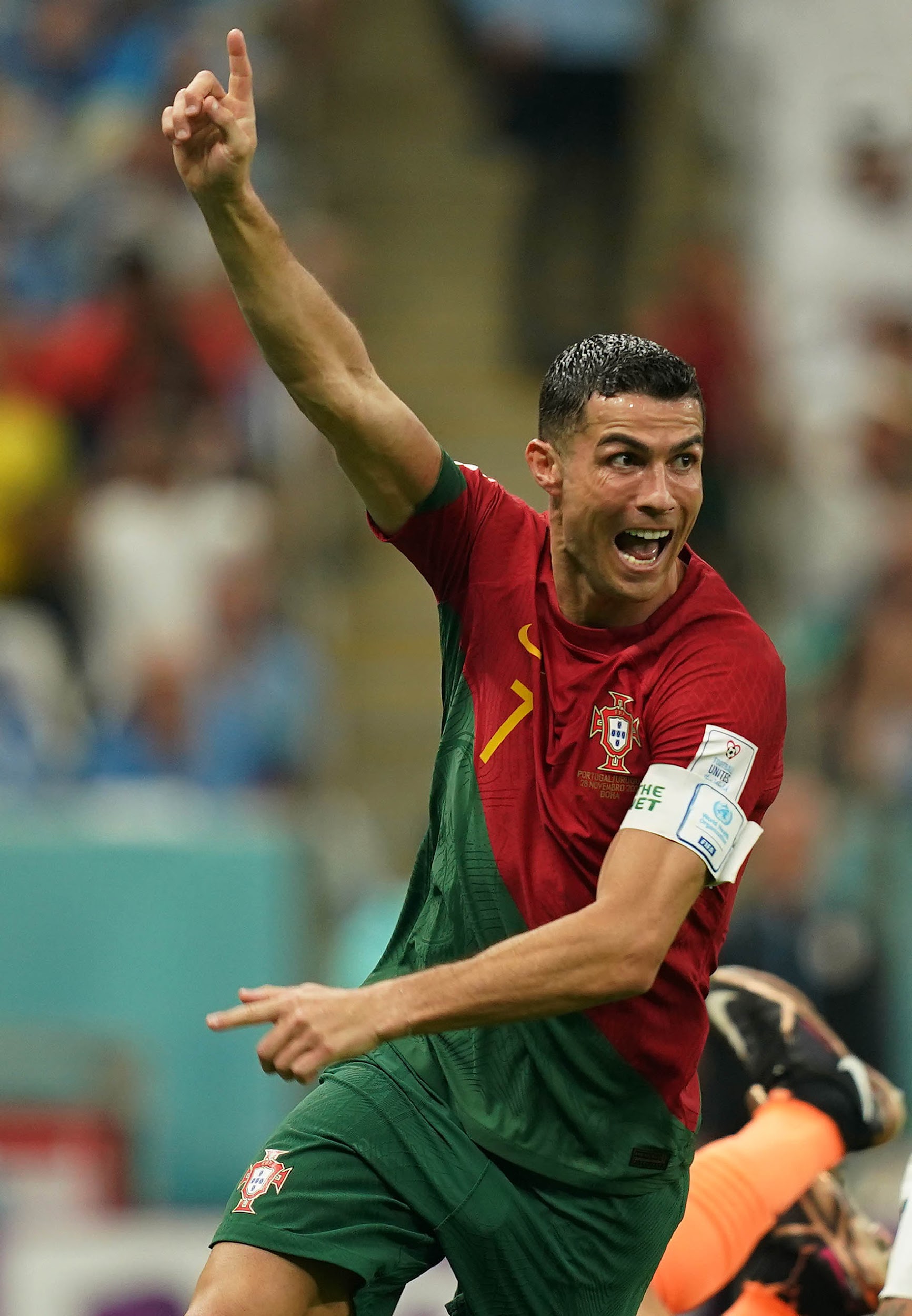 Qatar, 28 de noviembre de 2022 - Cristiano Ronaldo Uruguay VS Portugal, Foto Erik Estrella