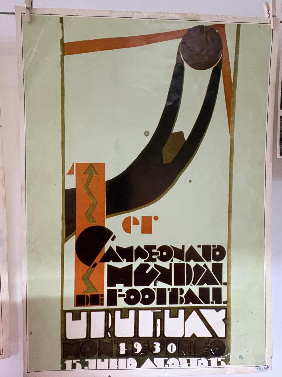 1930 - Cartel Conmemorativo 1er campeonato de Football