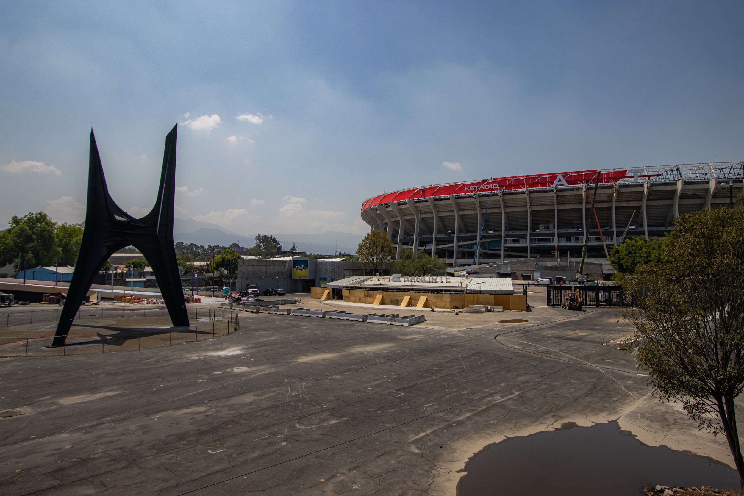 2026 - Estadio Azteca, avances Estadio Banorte, Nadya Murillo