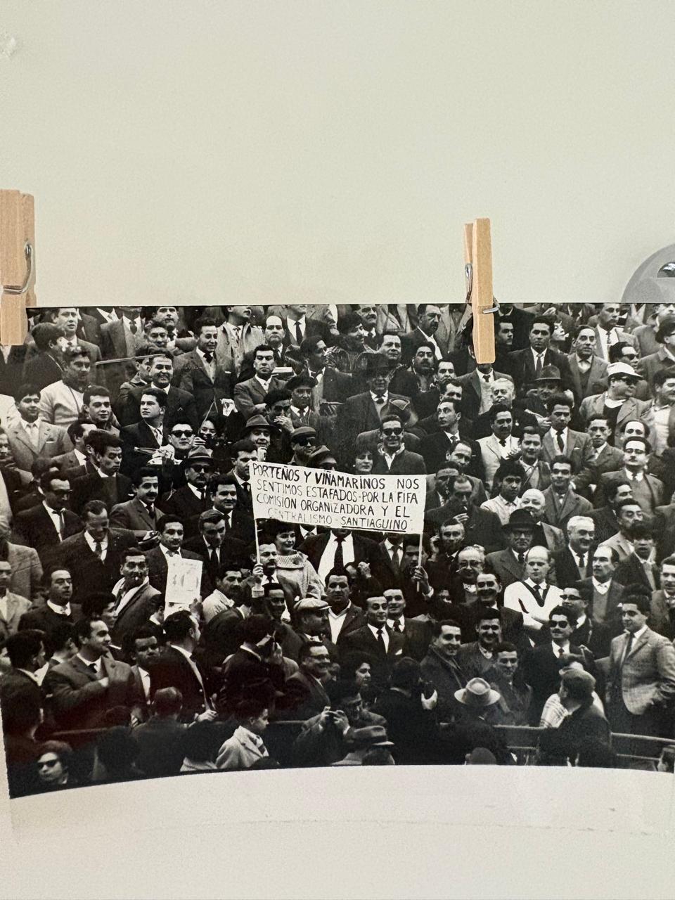 Chile 1962 - Público con cartela