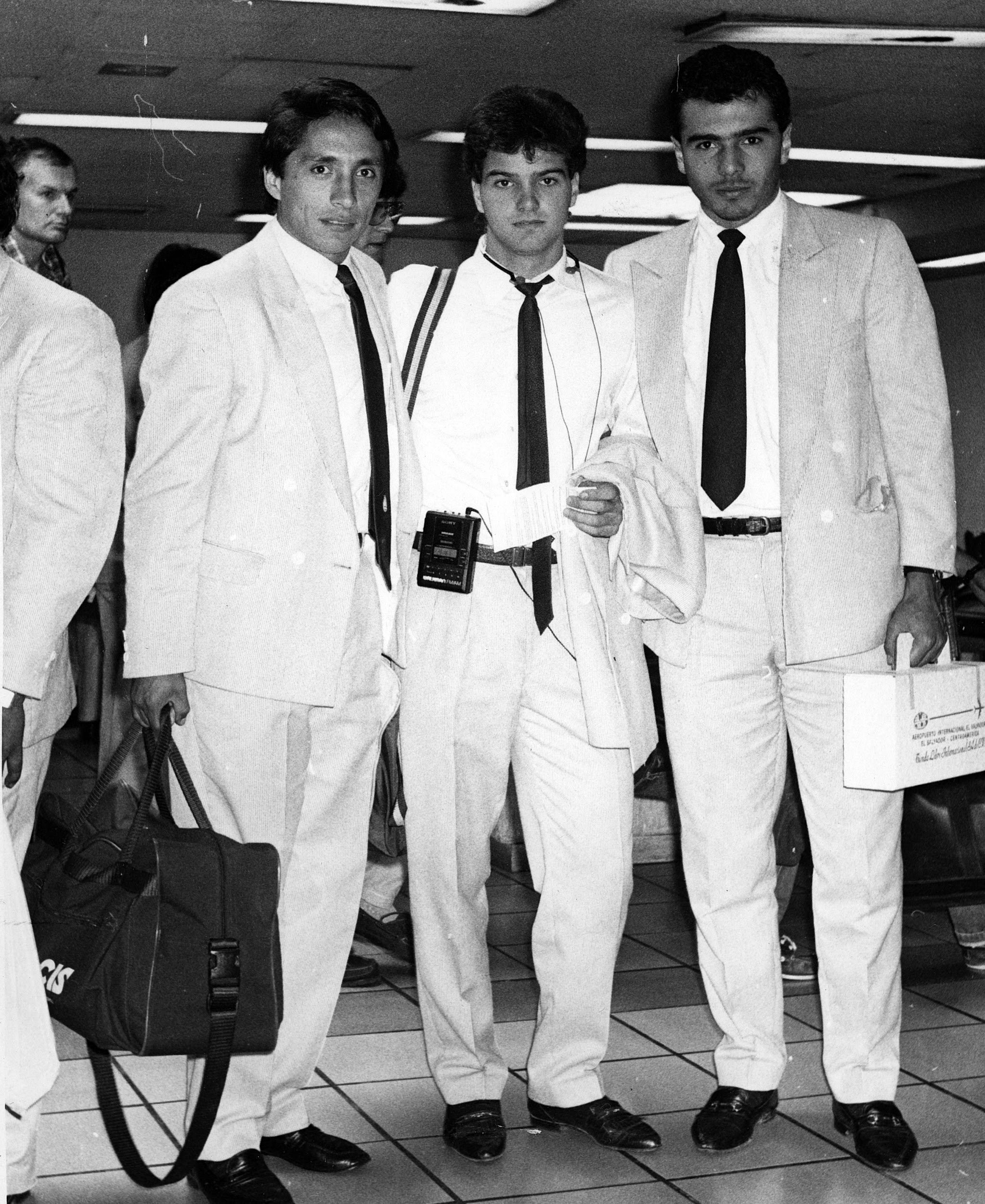 Manuel Negrete con Luis García