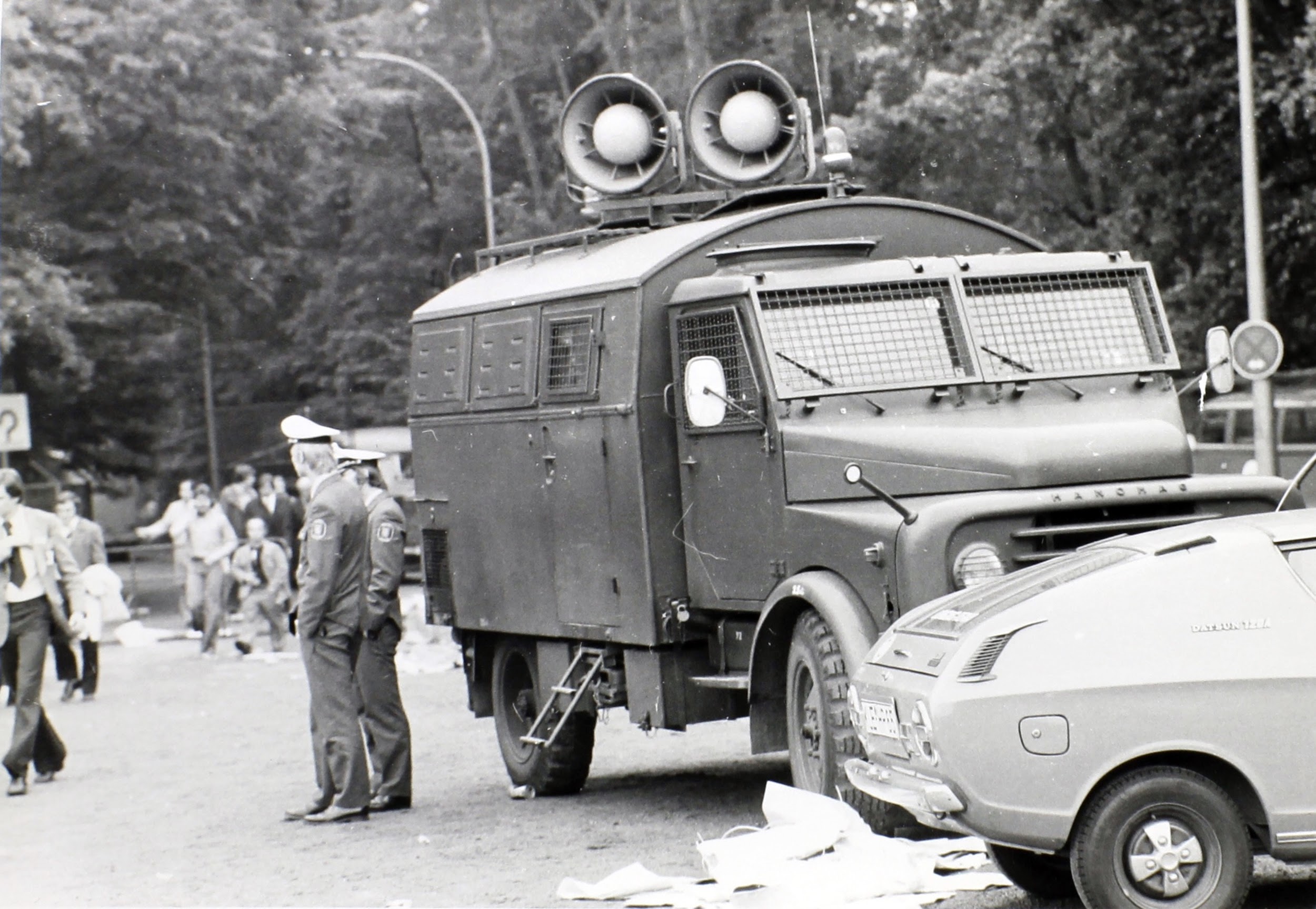 Alemania 1974 -Camión con altavoces