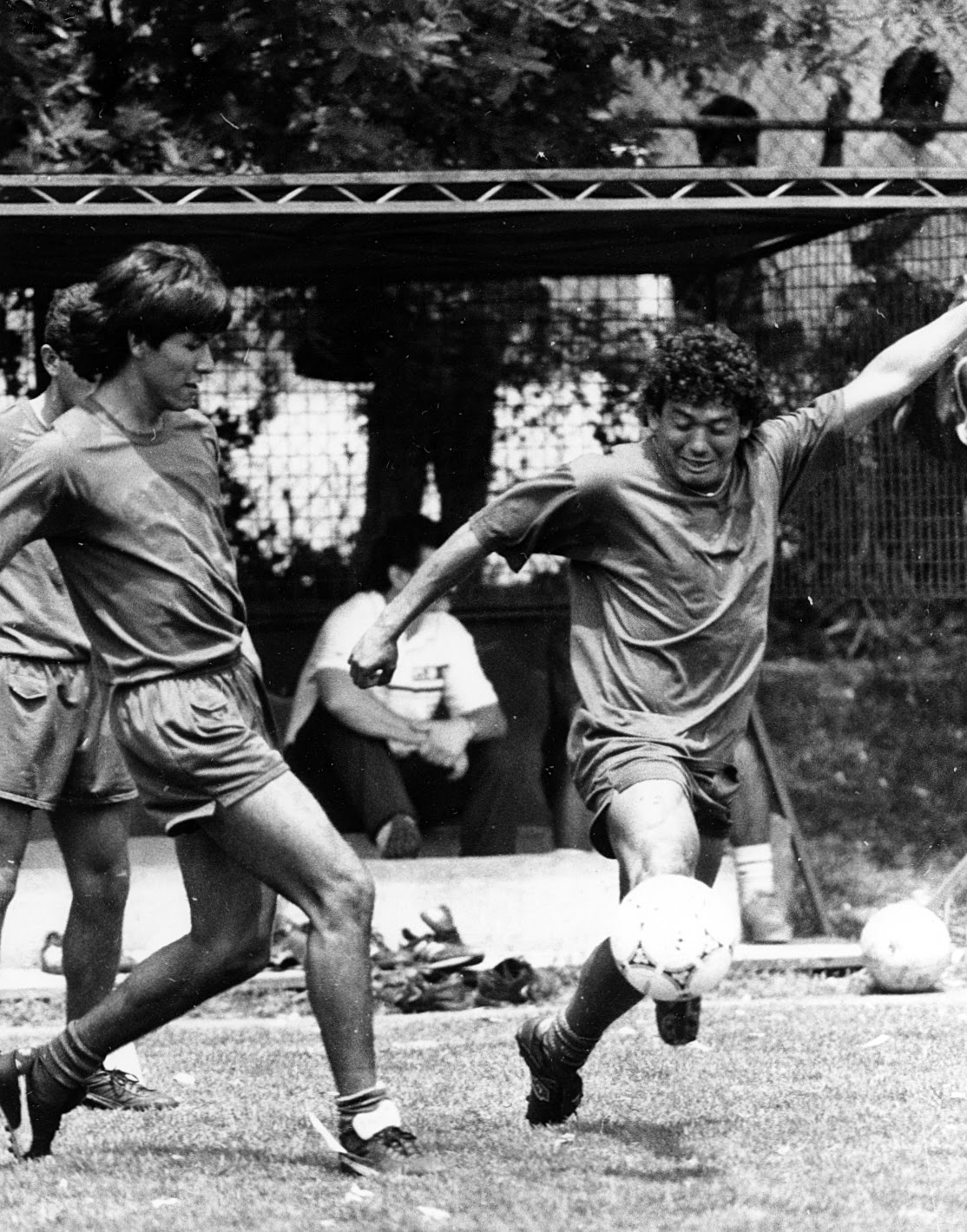 2 de mayo de 1991 - Diego Maradona y Claudio Suárez