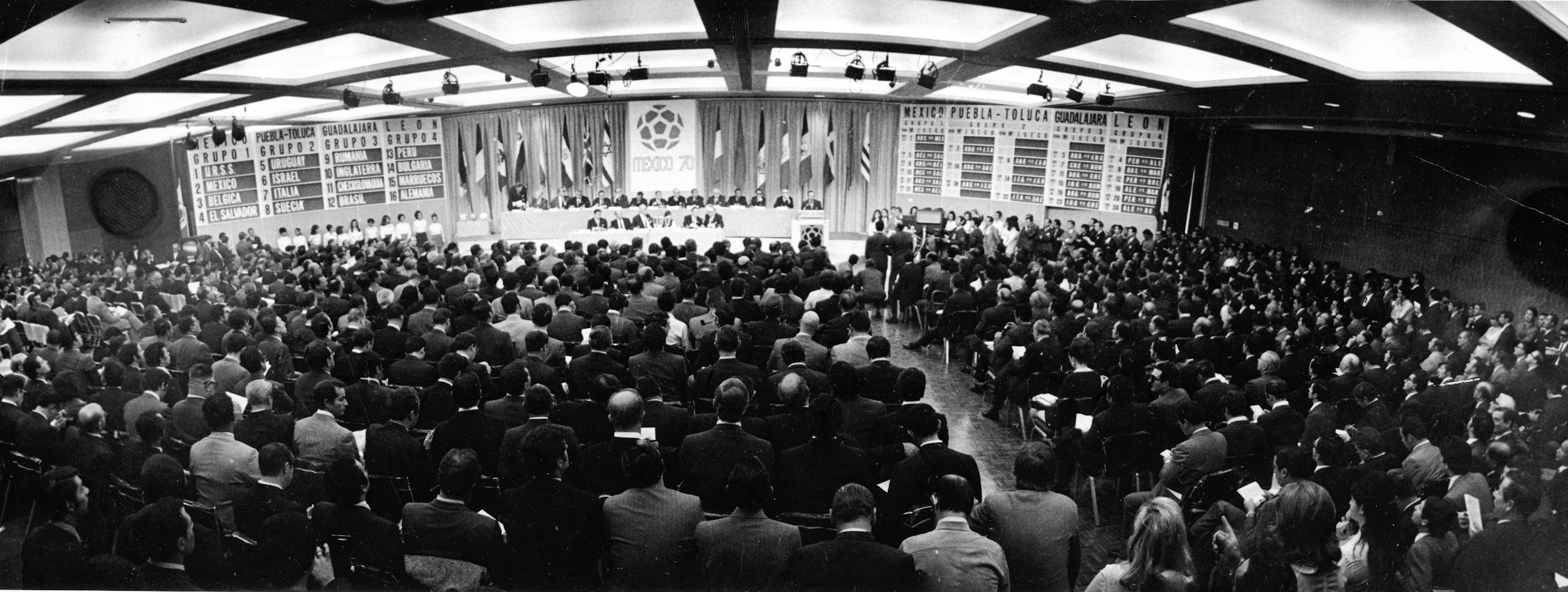 México 1970 - Salón de sorteos