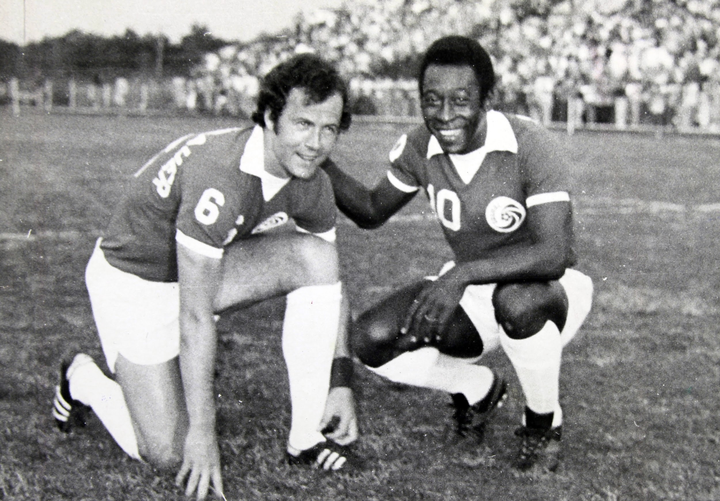 20 de junio de 1977 - Franz Beckenbauer y Pelé