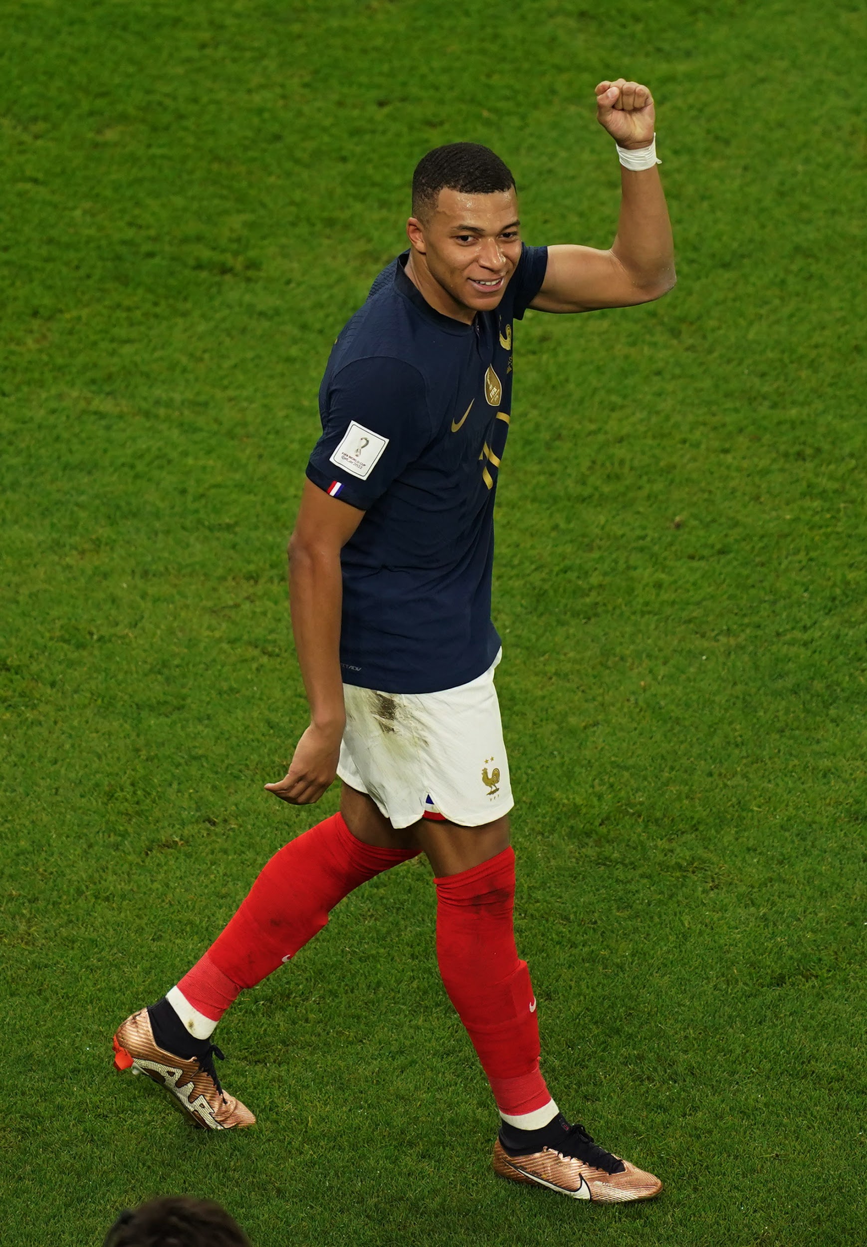 Qatar, 4 de diciembre de 2022 - Kylian Mbappé, Francia VS Polonia, Foto Erik Estrella