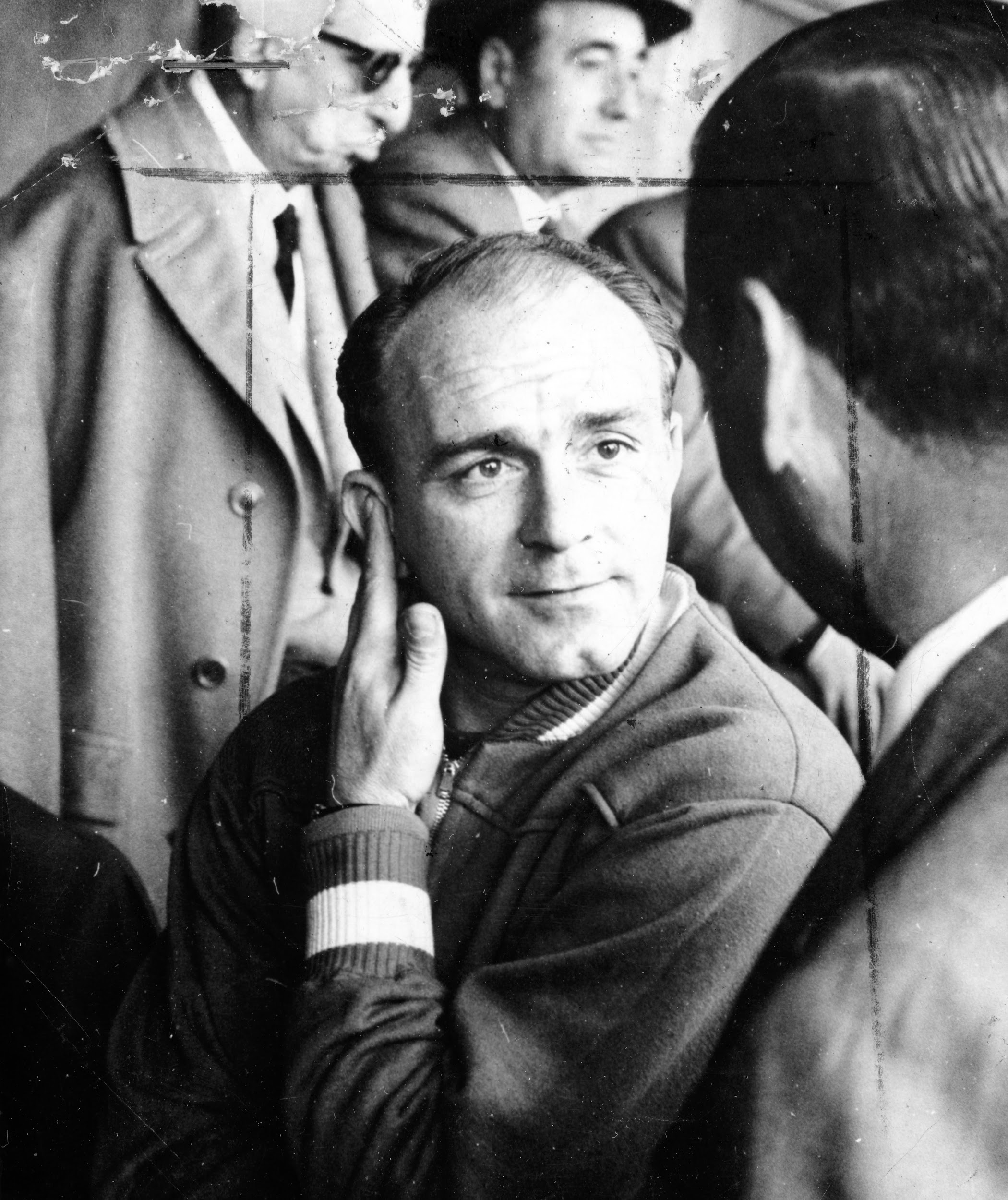 Di Stefano siendo entrevistado después de su secuestro