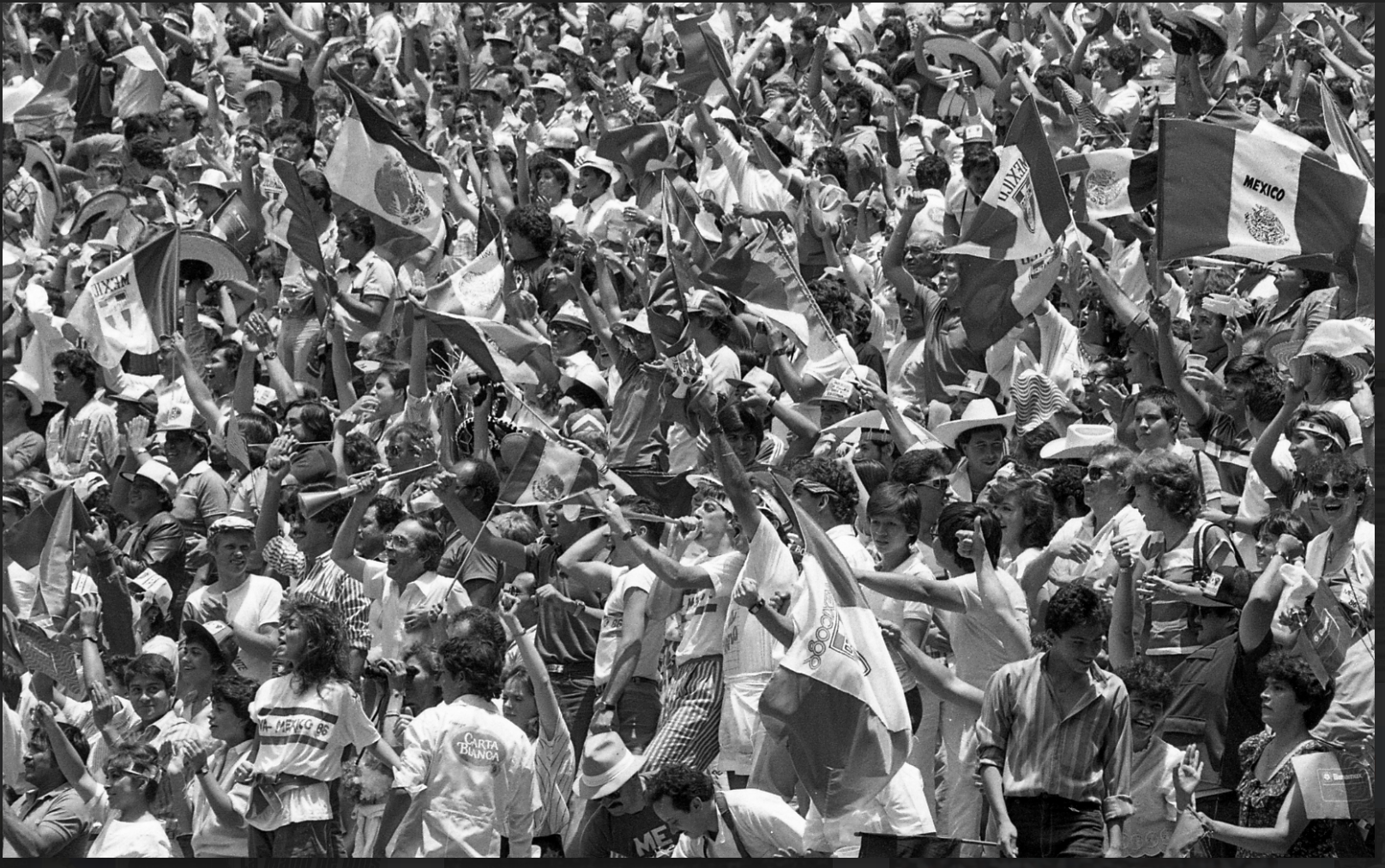 Fotografía de Porra de México en el estadio