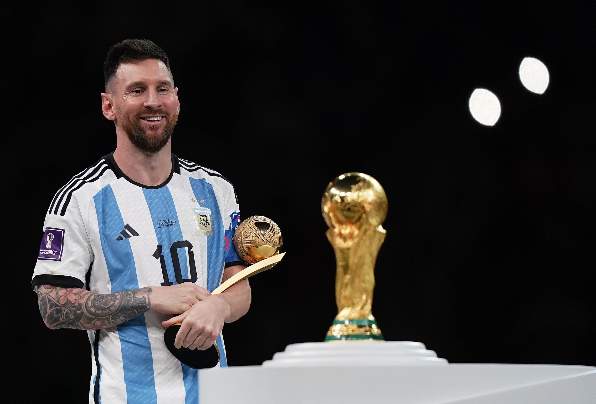 Qatar 2022 - Premiación Lionel Messi - Lionel Messi - Foto Erik Estrella
