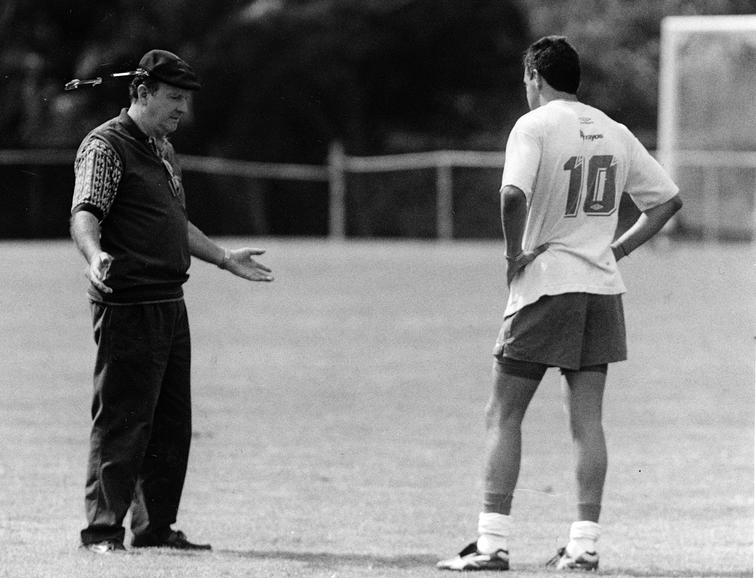 1998 - Cuauhtémoc Blanco con Manuel Lapuente